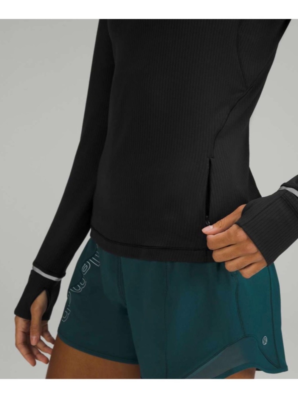 Lululemon Its Rulu Run Ribbed Half Zip - Picture 2 of 7